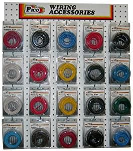  Assorted Primary Wire Packs with Wall Mount Display 1 PIECE