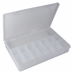  10-3/4 x 7 Empty 15 Compartment Flex Plastic Kit Box 1 PIECE