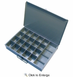 13-1/2 x 9-1/2 x 2 Empty 21 Compartment Metal Kit Drawer 1 PIECE