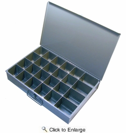 18 x 12 x 3 Empty 24 Compartment Metal Kit Drawer 1 PIECE