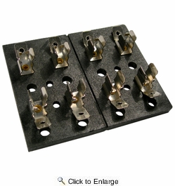  30 Amp Rated 4-Gang Glass Tube Fuse Block for AGC & SFE Fuses 50 PIECES
