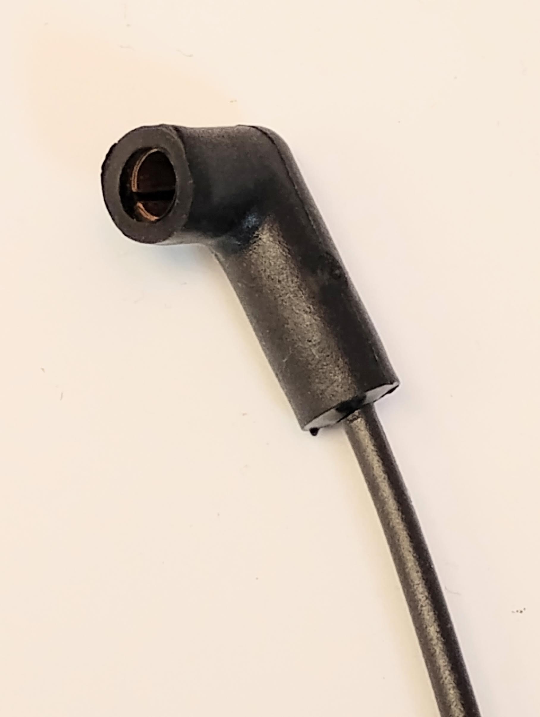 Female bullet 90 degree connector .156 diameter.