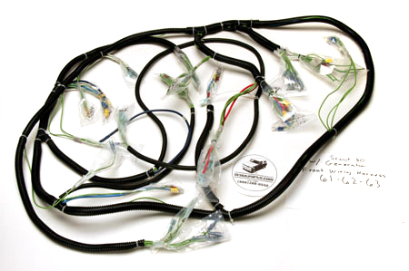 Scout 80 Main Wiring Harness  (Dash & Engine)1961-63 For Generator Or Alternator.