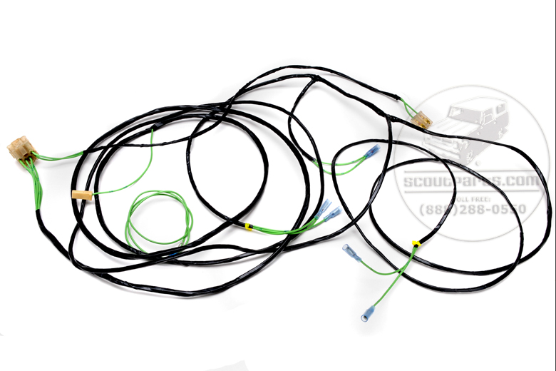 Rear Wiring Harness For Scout 80 With Alternator 1964-65