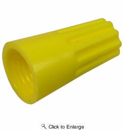  Electrical Twist On Wire Connector Yellow 14-12 AWG  10 PIECES