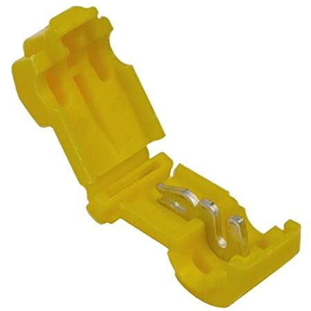  12-10 AWG (Yellow) 0.250 Tab Snap T-Tap/Splice Connector  250 PIECES