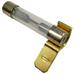 Brass 0.250 Male Glass Fuse Tap-In Terminal 9 PIECES