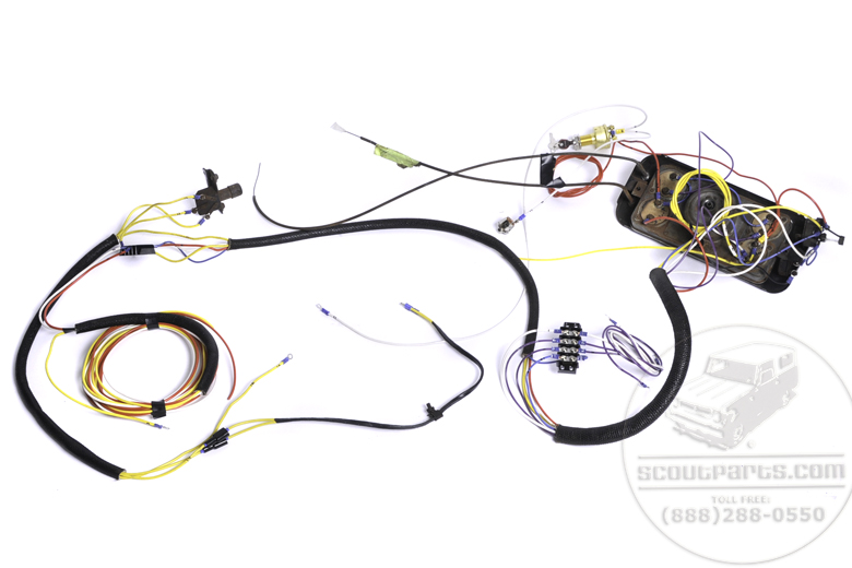 Harness Wiring - Complete For International 1937 D-2 Truck