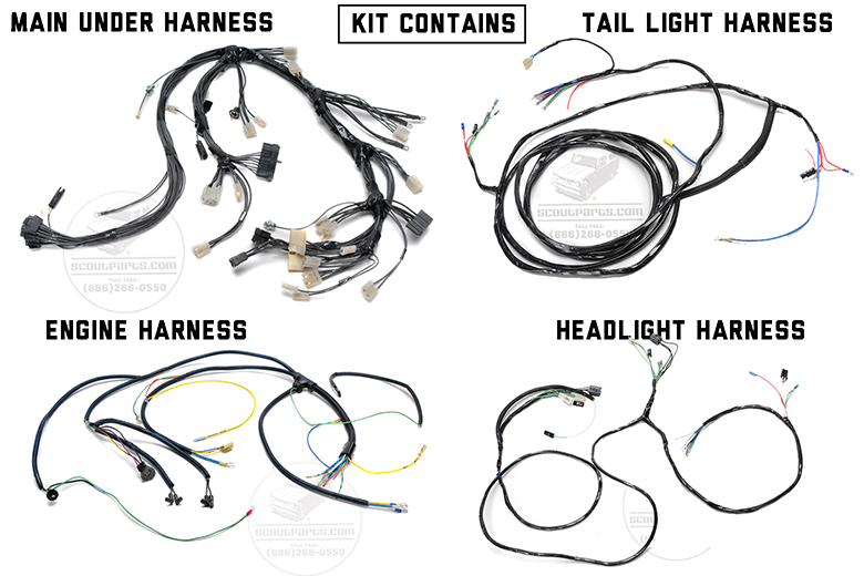Complete Wiring Harness Set 1971-1980