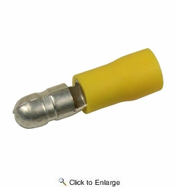  12-10 AWG(Yellow) 0.195 Flared Vinyl Insulated Bullet Connectors 500 PIECES