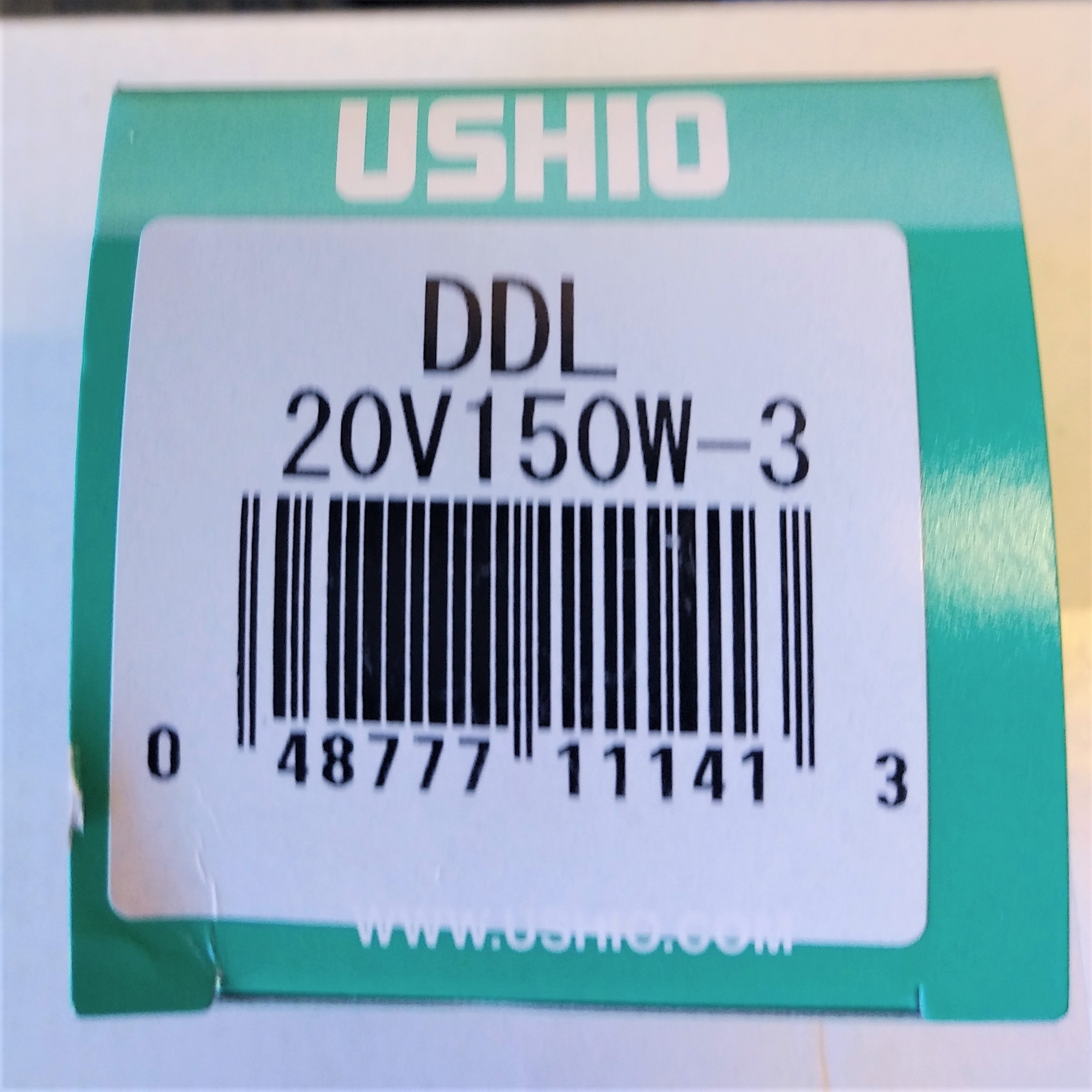 USHIO Halogen Reflector Lamp DDL 20V150W-3