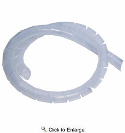  1/8 Spiral Wrap Expandable Spiral Cut Wiring Wrap 100 '