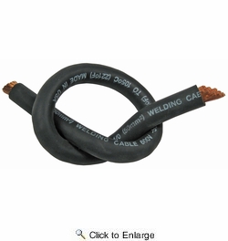  1 AWG Black Welding Cable 500 FT
