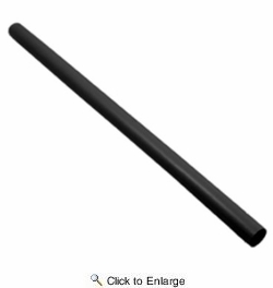  3/4 Black Single Wall Heat Shrink Tubing 4 PIECES 6 INCHES EACH
