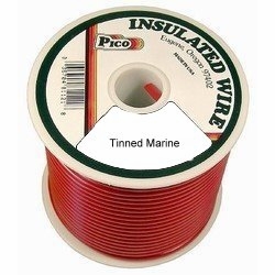 10 AWG Red Tinned Marine Wire 100 FT