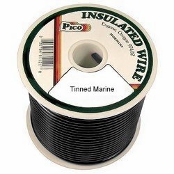  10 AWG Black Tinned Marine Wire 100 FT