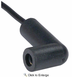 Female bullet 90 degree connector .156 diameter.
