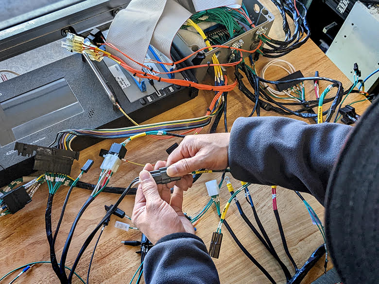 Military Industries  wiring harness repair