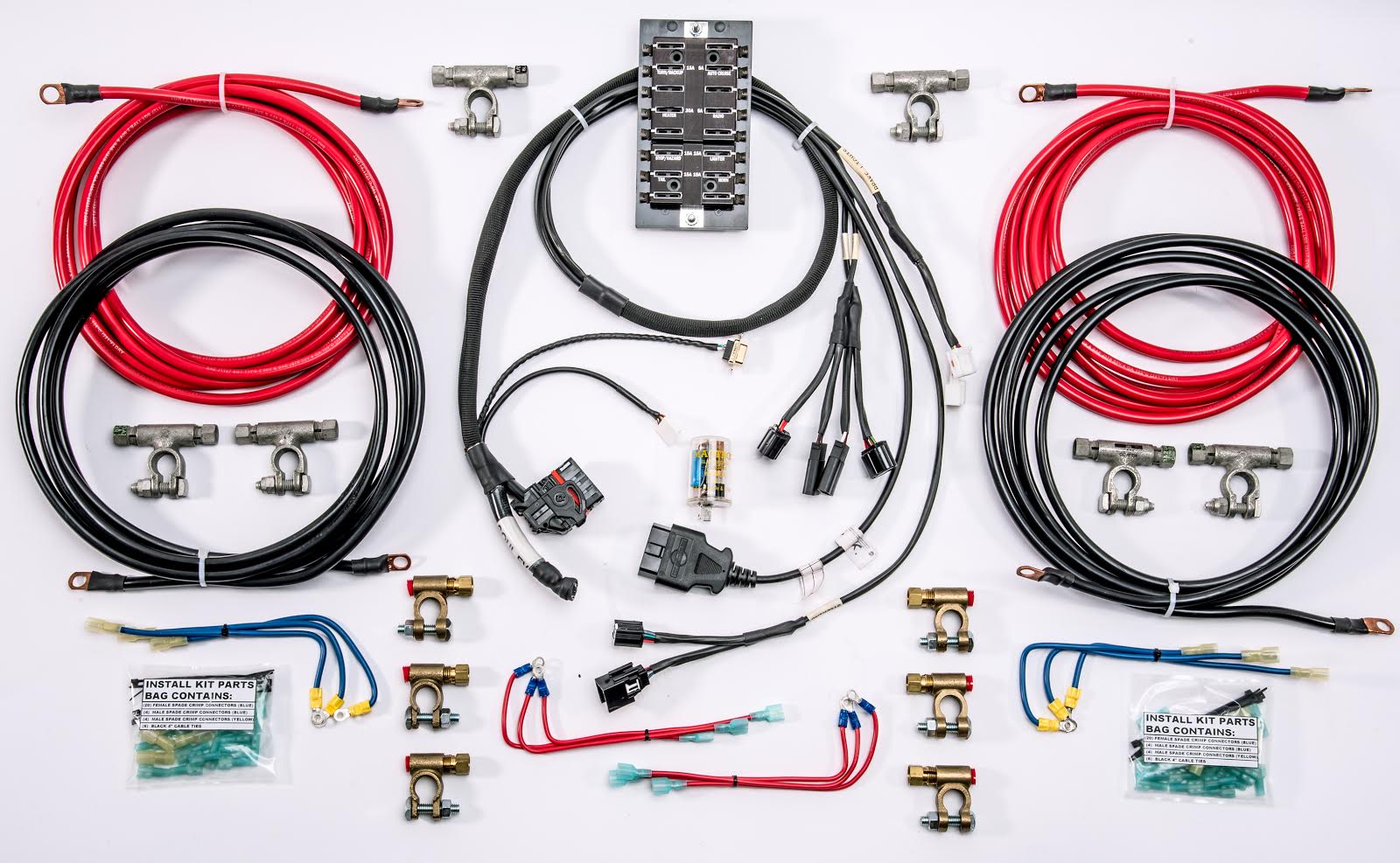 Electric Vehicle Car Wiring Harness Kit - EV Wiring Harness Kit - Generic - Fits Small Cars - Install It Yourself Electric Car Harness