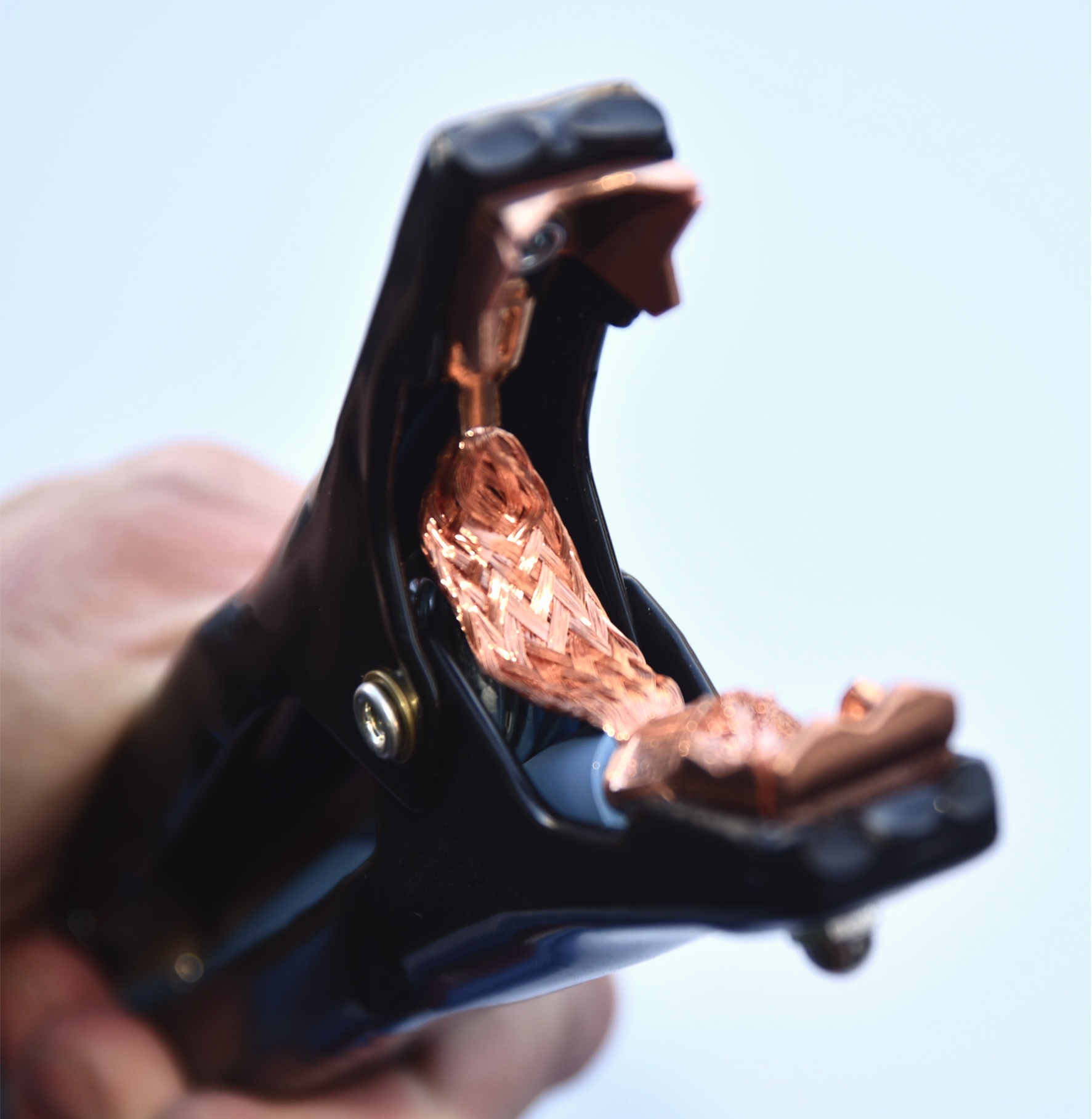  Black 500 AMP Battery Booster / Jumper Cable Clamp 1 piece. -50 degree below zero.