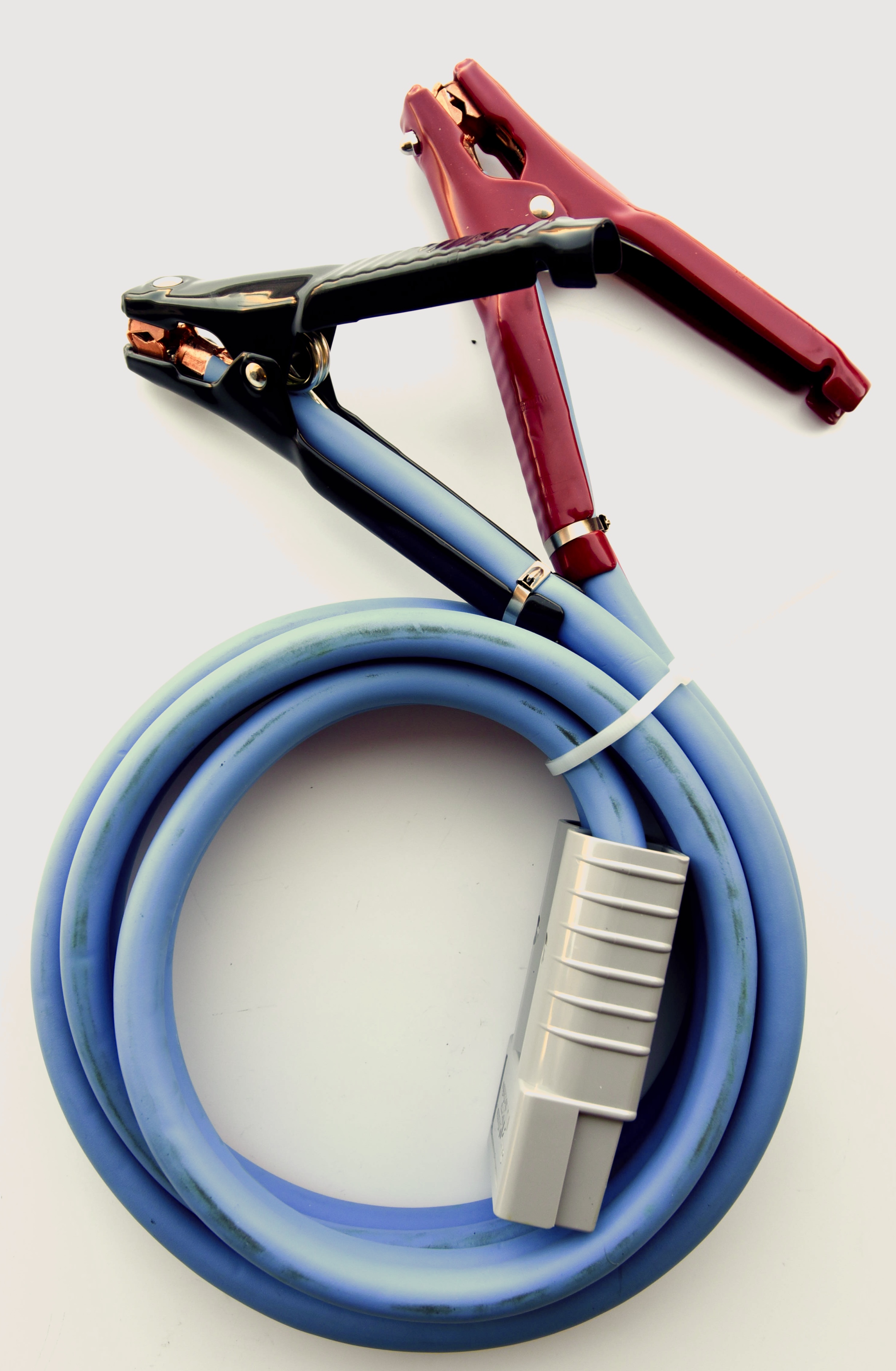  Red 500 AMP Battery Booster / Jumper Cable Clamp 1 PIECE -  Custom forklift charging and jumping cables.