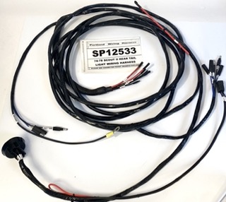 Rear Tail Light Wiring Harness - Scout II  