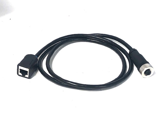 M12 axial connectors cables - custom lengths - custom color M12 male,  M12 female cable assemblies