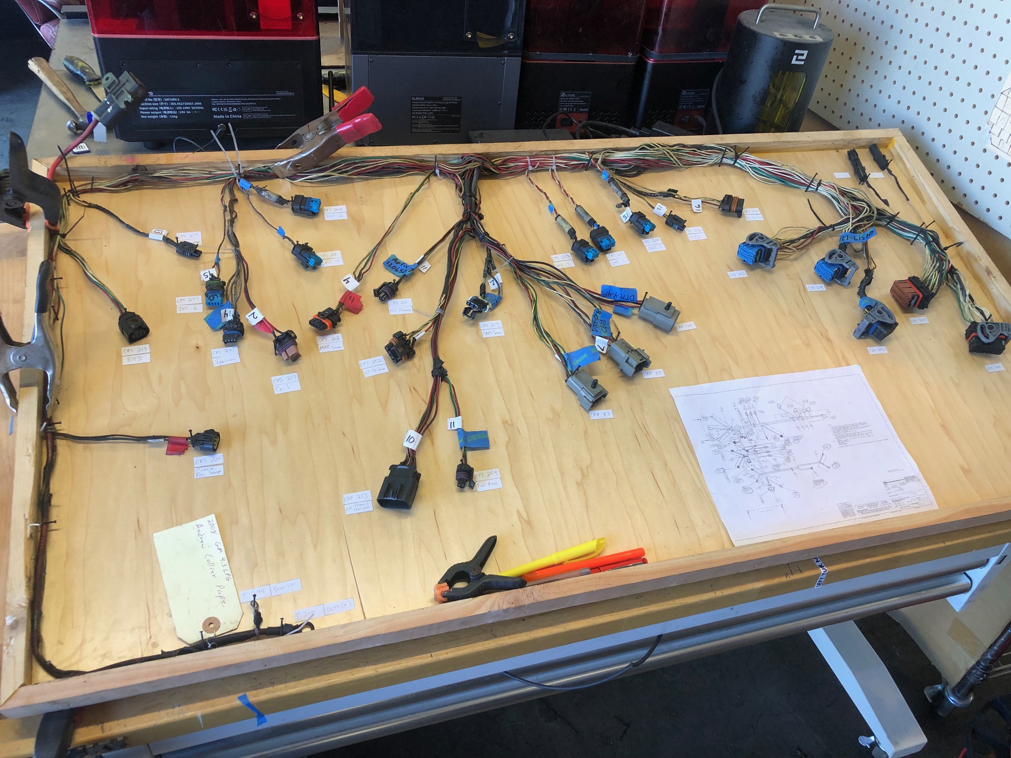 4.3 Liter GM LPG engine Harness reproduction  8539192