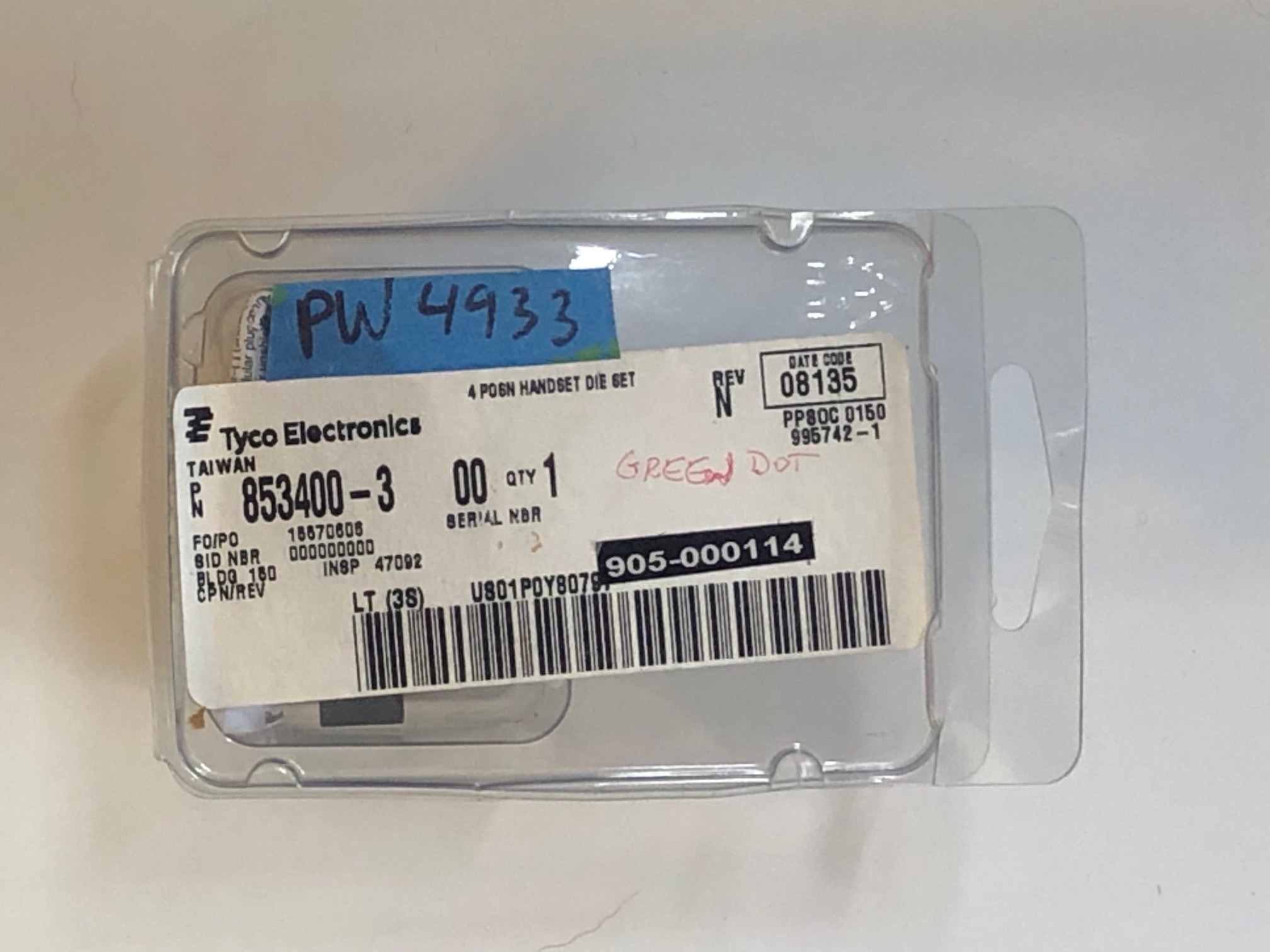 Tool Die Set For Modular - RJ11/12 (6p6c)