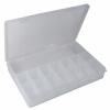 10-3/4" x 7" Empty 15 Compartment Flex Plastic Kit Box 1 PIECE