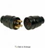 4-Pole Round Trailer Electrical Connector 25 SETS