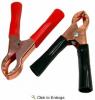 3-1/4" Insulated 50 Amp Copper Plated Electrical Test Clips Red and Black 25 SETS