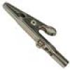 2" Nickel Plated Steel Alligator Test Clips with Screw 6 PIECES