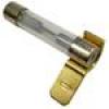 Brass 0.250" Male Glass Fuse Tap-In Terminal 50 PIECES