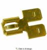 0.250" Tab Brass Double Male/Female Quick Connect Flat "Y" Adapter 1000 PIECES