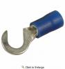 16-14 AWG(Blue) Flared Vinyl Insulated #6 Hook Terminals 1000 PIECES