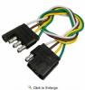 4-Way Trailer Electrical Connector 12" Male and Female 1 PIECE