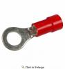 8 AWG (Red) Battery Cable Flared Vinyl Insulated 1/4" Brazed Lug RingEye Terminals 20 PIECES