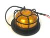 Light LED Blinks - with protective cage, yellow amber caution light