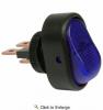 12 Volt 25 Amp On-Off Blue Illuminated Oval Rocker Switch 1 PIECE