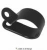 1/8" ID Black Nylon Cable Clamps 3/8" Width 7 PIECES