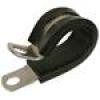 1/4 INCH RUBBER INSULATED ALUMINUM CLAMPS 100 PIECES